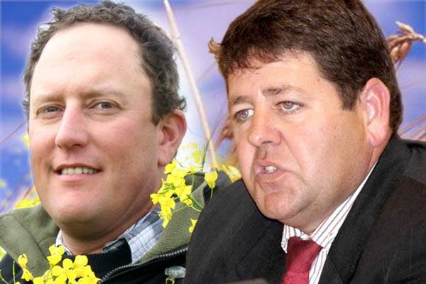 John Snooke (left) and Pete Mailler are still at odds over WEA legislation.