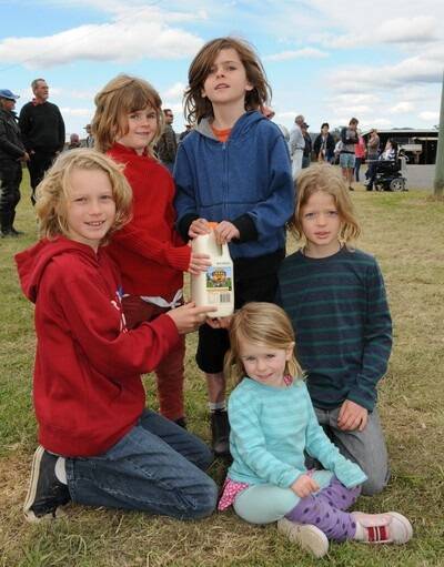 Beaudesert dairy farmer Greg Dennis officially launched 4Real Milk on Tuesday.