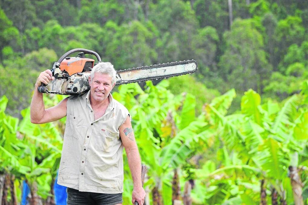 Wild horses couldn't drag timber cutter and banana farmer Larry Prior from his idyllic lifestyle in Kilcoy.