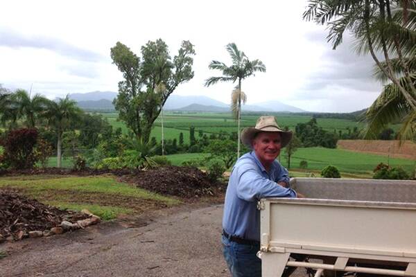 Neville Condon on his property at Tully in north Queensland.