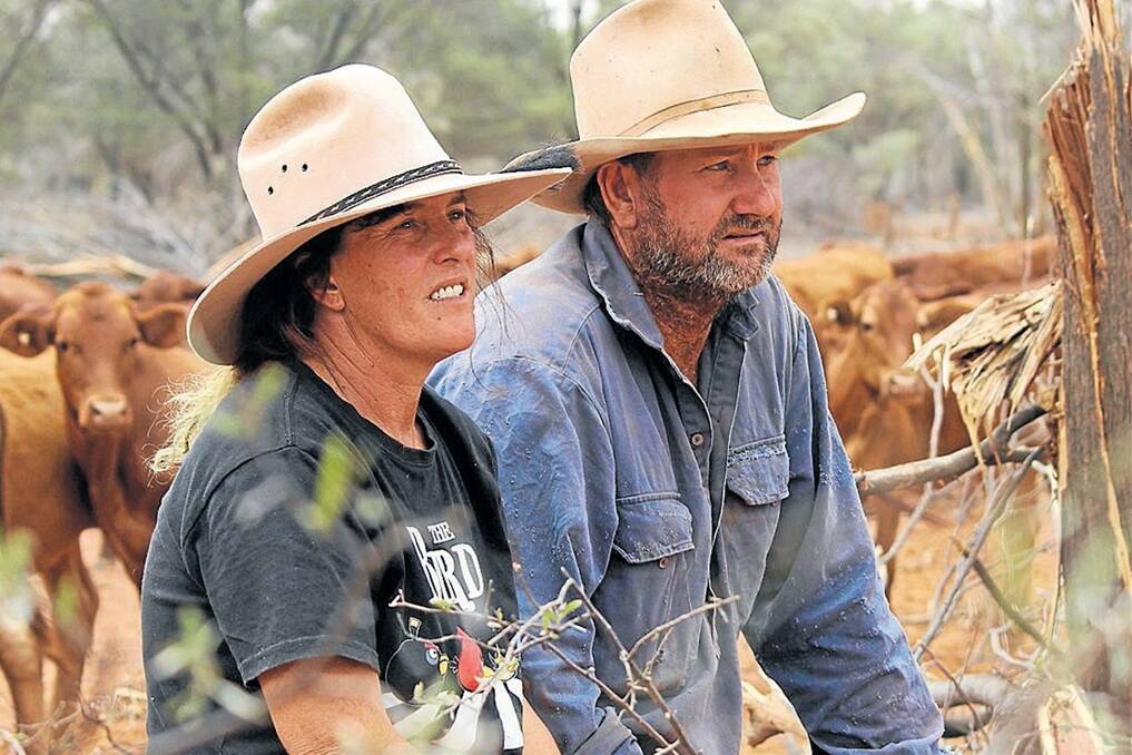 Carmel and Bill Whatmore have been pushing mulga on Boatman, 100km south of Morven, since February 2013.