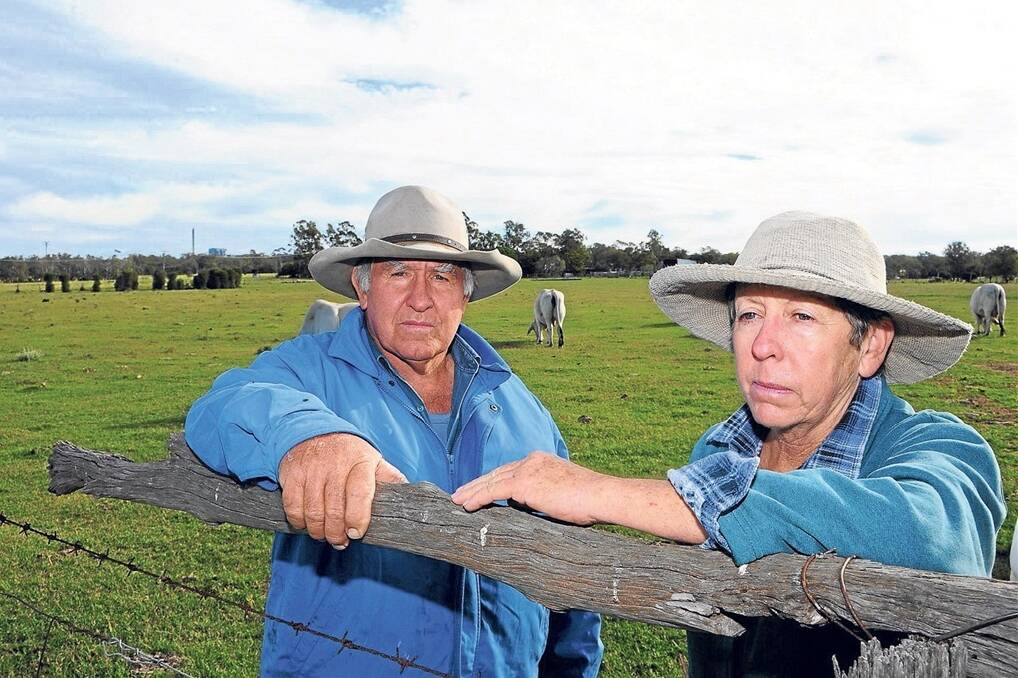 Bill and Lyn Dahlheimer, Campbells Camp, Brigalow, are fighting a battle against CS Energy.