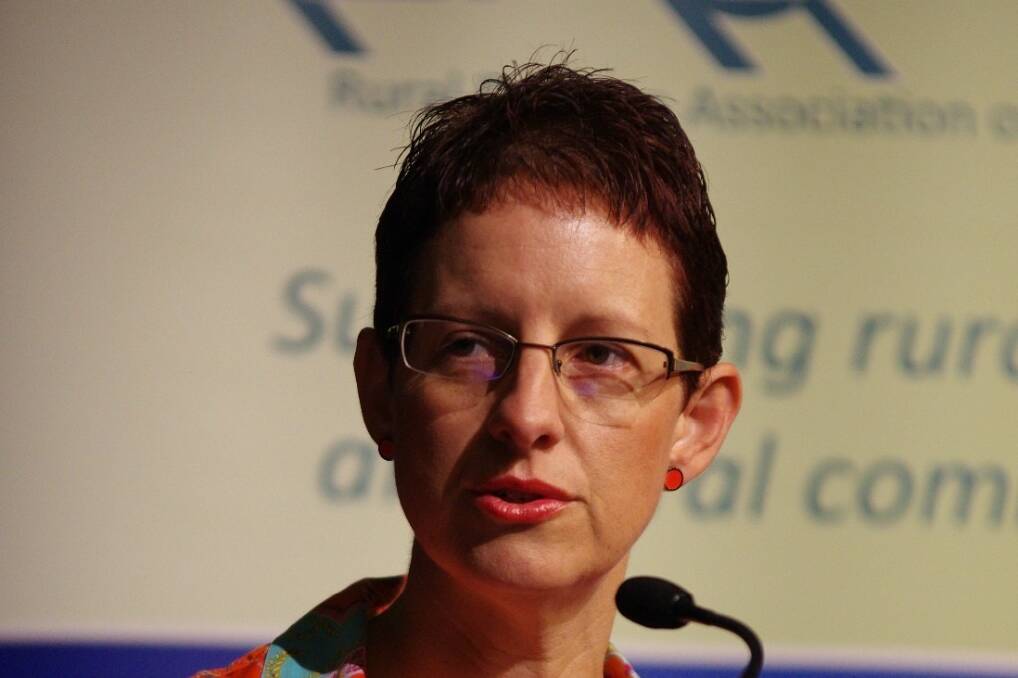 Dr Sue Masel, Goondiwindi at today's Rural Doctors Association of Queensland conference in Brisbane.