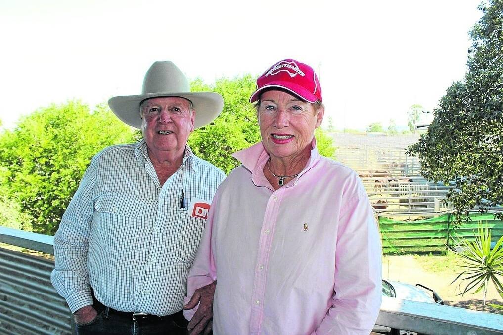 Bob and Marie McQueen, Marosa Droughtmaster Stud, Tarraleah,Victor Harbor, South Australia, made the long haul to the Droughtmaster National Sale to source new genetics for their stud-breeding herd that supplies bulls to central Australia.