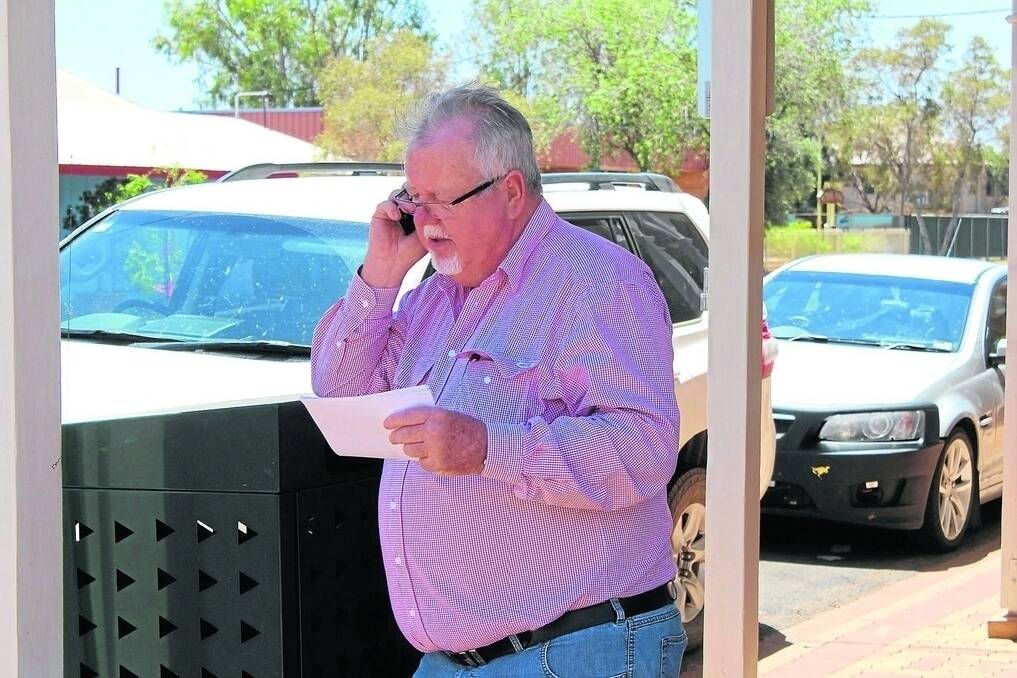 PHONE RAGE: Nationals Senator Barry O'Sullivan is firing shots within the coalition.