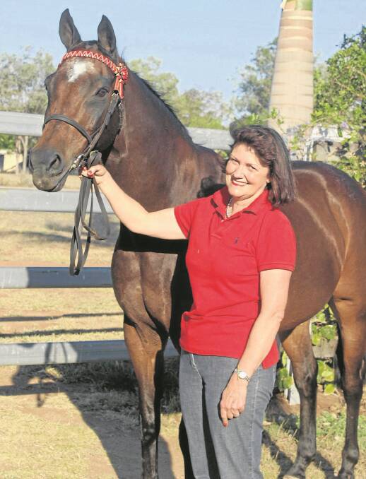 Vicki Jackson spends some quality time with her beloved show hack Oaklands Park Bentley, which she regularly rides to maintain her "addiction for horses".
