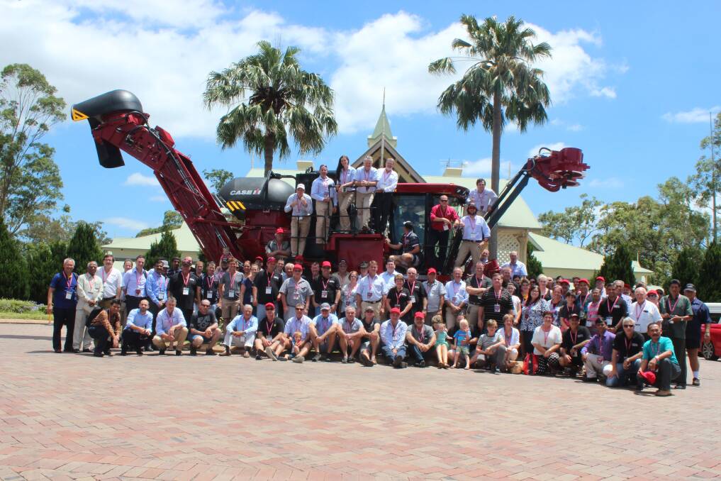 Delegates of the inuagural International Sugarcane Forum, hosted by Case IH on the Gold Coast. 