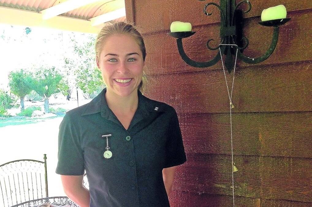 Registered nurse Laura Wilson has been working in Cunnamulla for the past year.