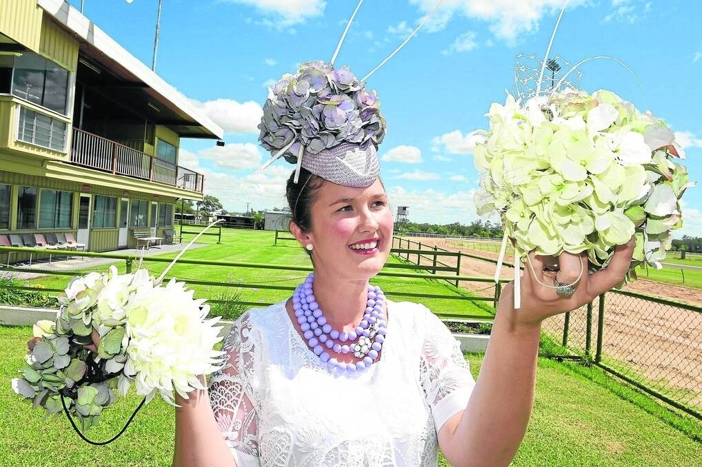 After recently launching her millinery business Mrs Marland, Kate Marland is busy preparing pieces for the Roma Picnic Races on March 14.
