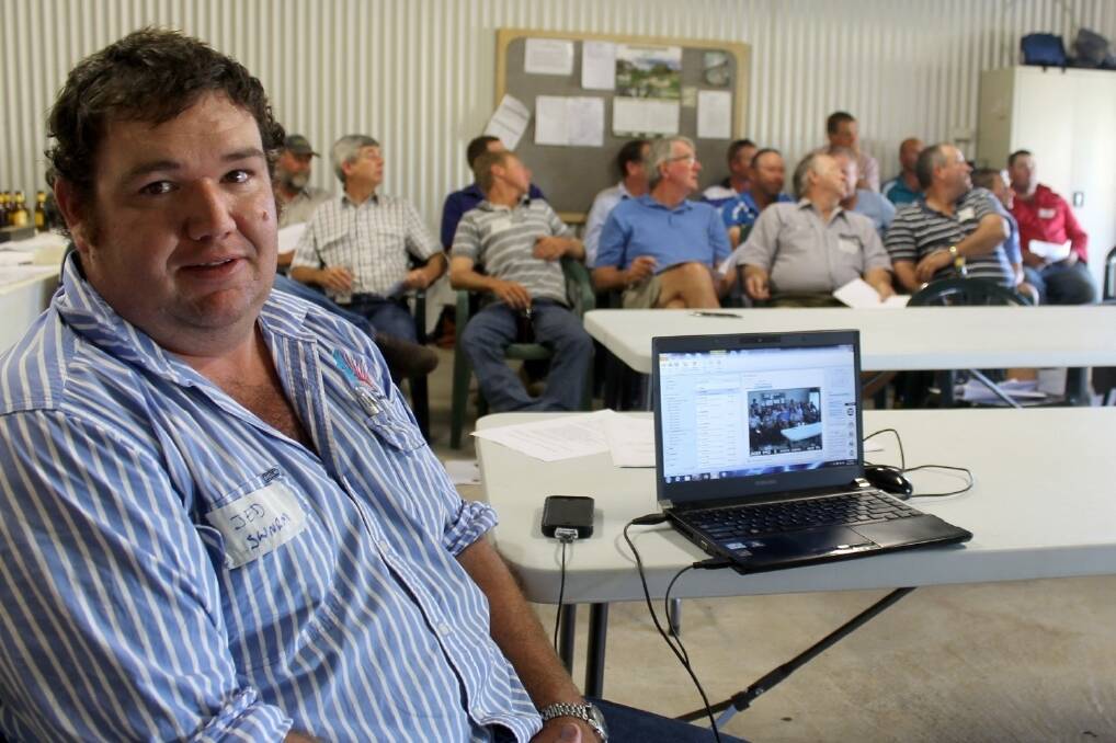 Landcare project officer for SW NRM Jed Sommerfield.