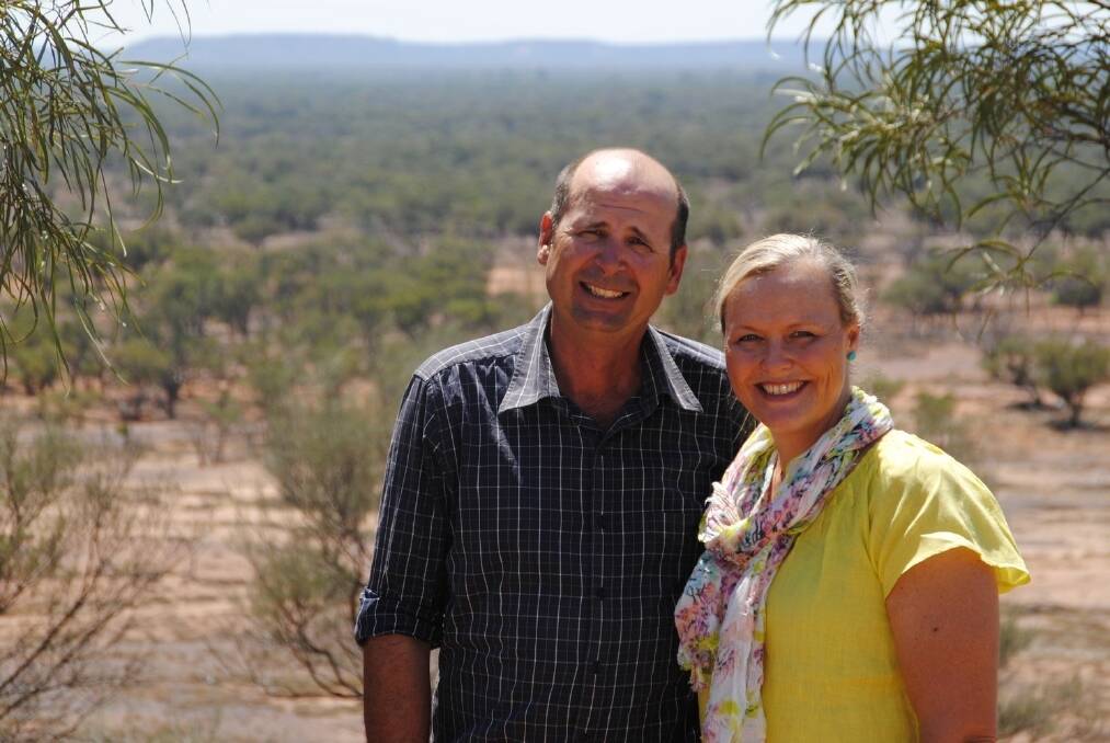 Stephen and Annabel Tully, Bunginderry, Quilpie, hosted Agriculture Minister Bill Byrne yesterday. 
