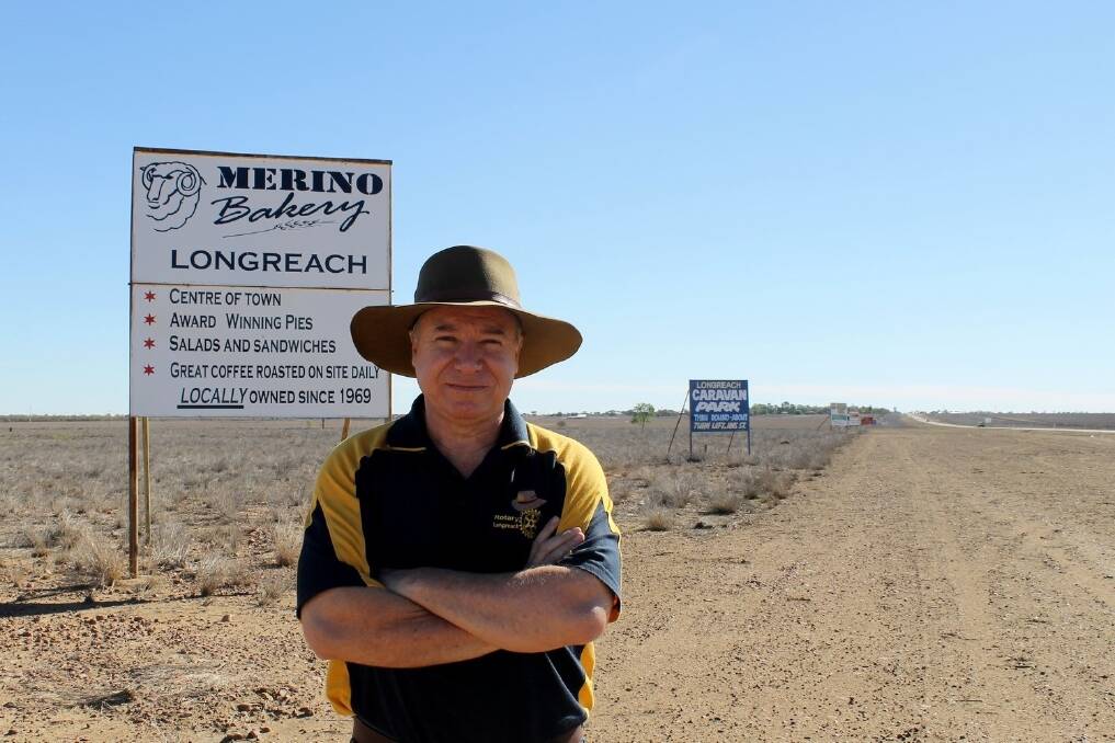 Dave Phelps and Longreach Rotary are helping coordinate drought relief efforts in the west.