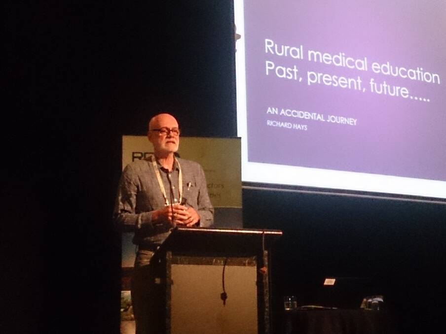 Professor Richard Hays laid out the steps towards establishing a medical school in north Queensland to improve regional medical services, when he addressed the RDAQ conference in Cairns.