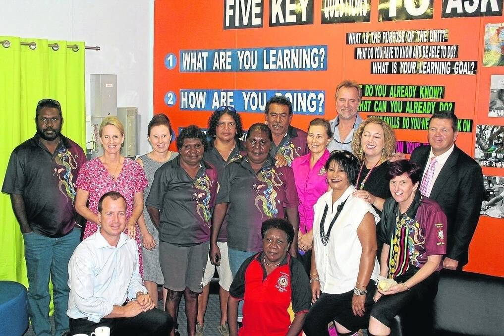 Assistant Health Minister Fiona Nash and Indigenous Affairs Minister Nigel Scullion heard of the success of school attendance strategies and the failure in having jobs for students to go to, when they visited Mornington Island.