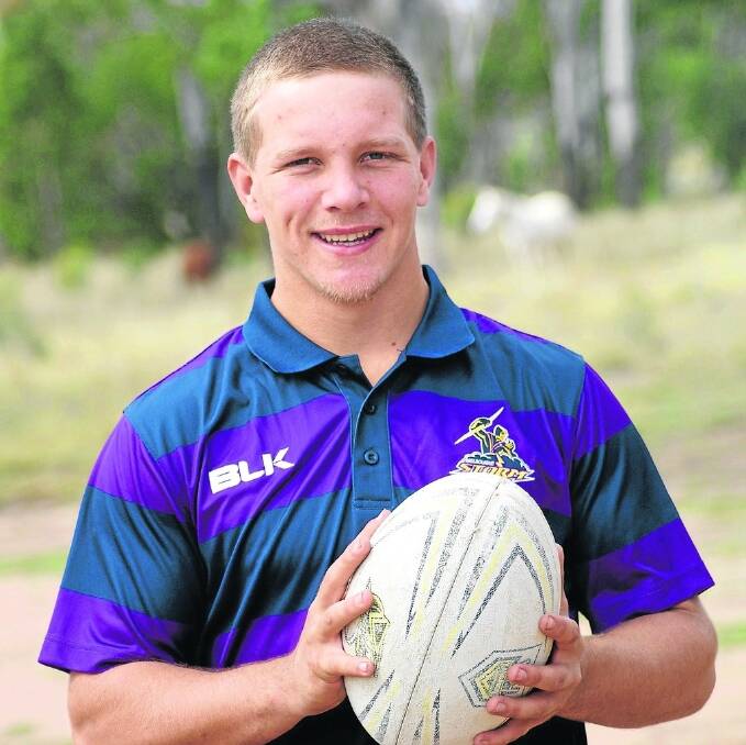 Mack Mason, from Mitchell, plays for the Melbourne Storm in the NRL.