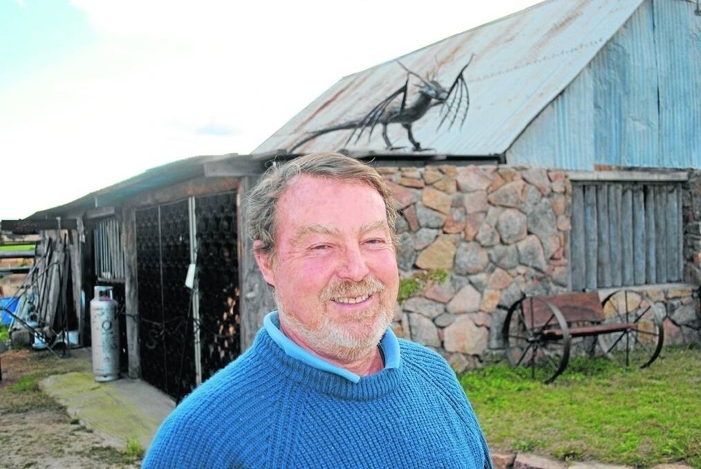 Granite Belt artisan David Wright on his farm-based business Waverley Forge.