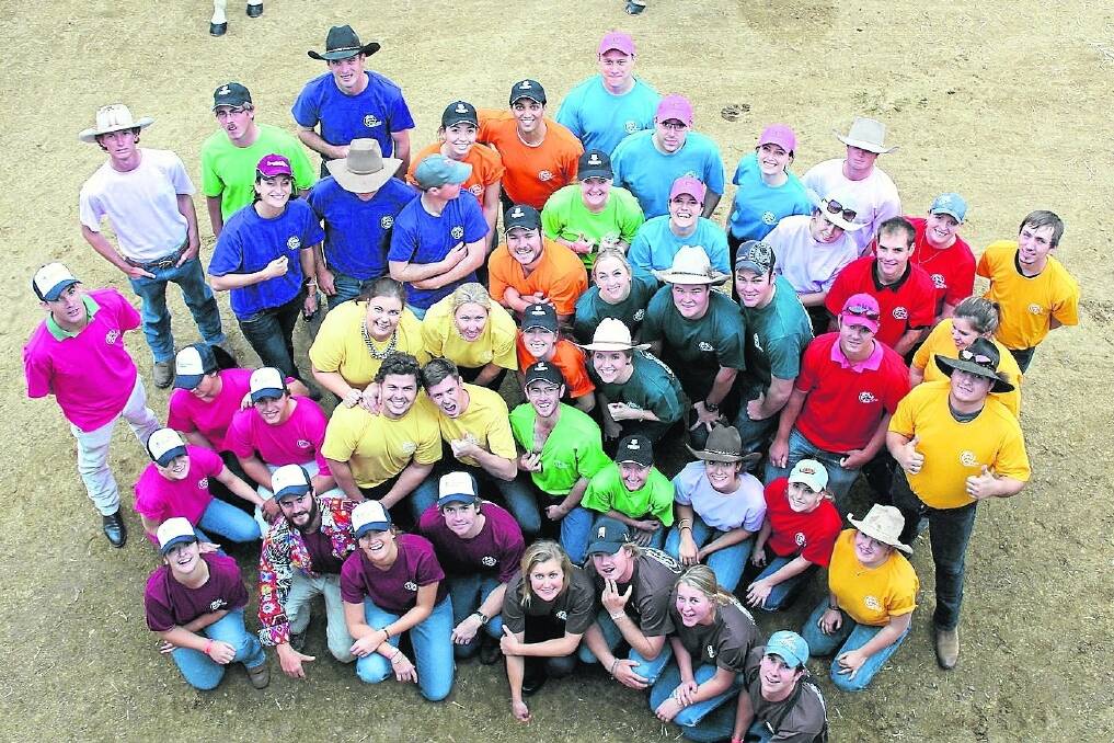 Young Farmers Challenge contestants are up for a fun time at the Ekka.