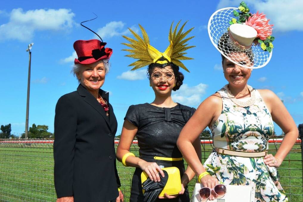 Classing up the Innisfail Turf club are Malanda’s Juanita Henry along with Dannii and Amylee Laffin, Innisfail. These lovely ladies were just of thousands that attended the Australian banana industry backed growers race day held on Saturday. 