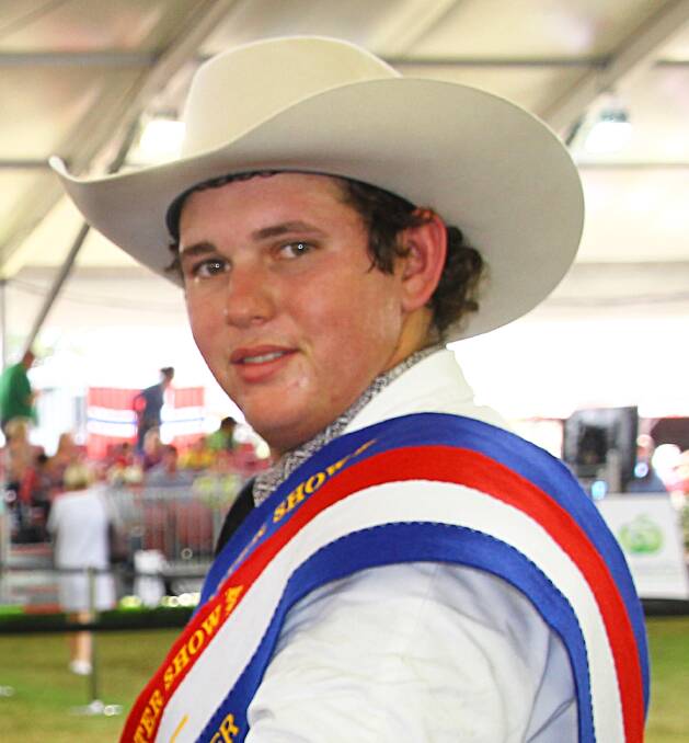 Damon McCoy at the Sydney Brahman feature show in 2014.
