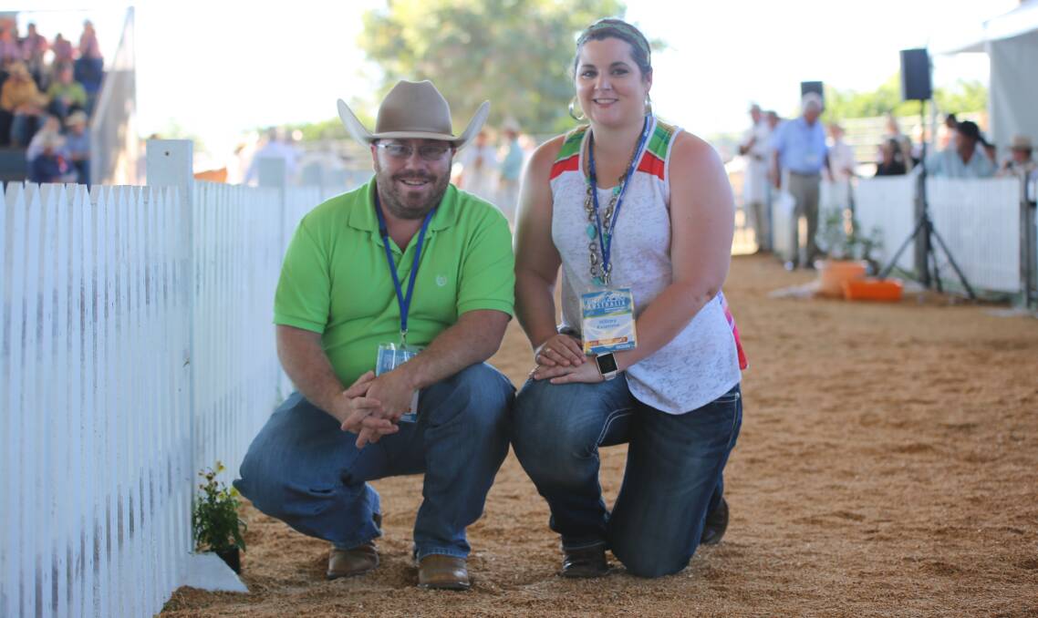 JET SETTERS: Dillon and Hillary Kvamme took the trip from Texas to Rockhampton to check out the local Brahman industry. They said the AI facilities here are on-par with the rest of the world. 