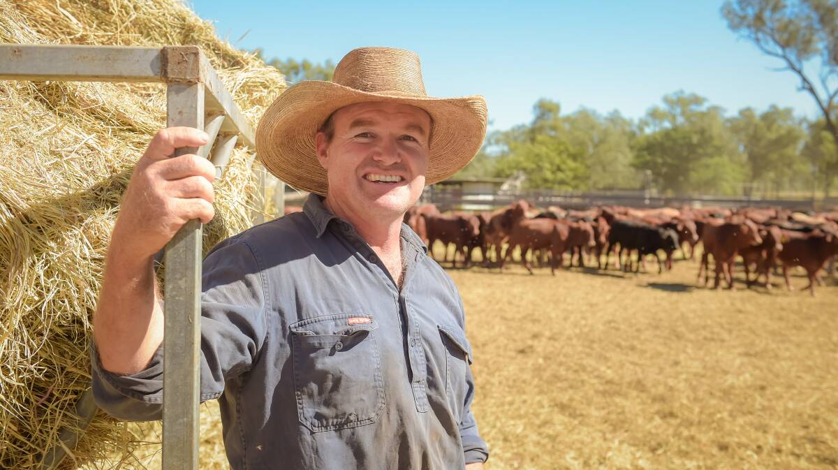 ORGANIC LOVE: Grant Burnham, Bonnie Boone, Monto, said he has enjoyed the switch to organic cattle. 