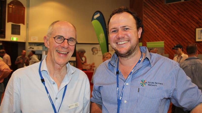 David Hanlon, The Right Mind, chats with Future Farmers Network director Tim Emery on day one of YBPF last year.