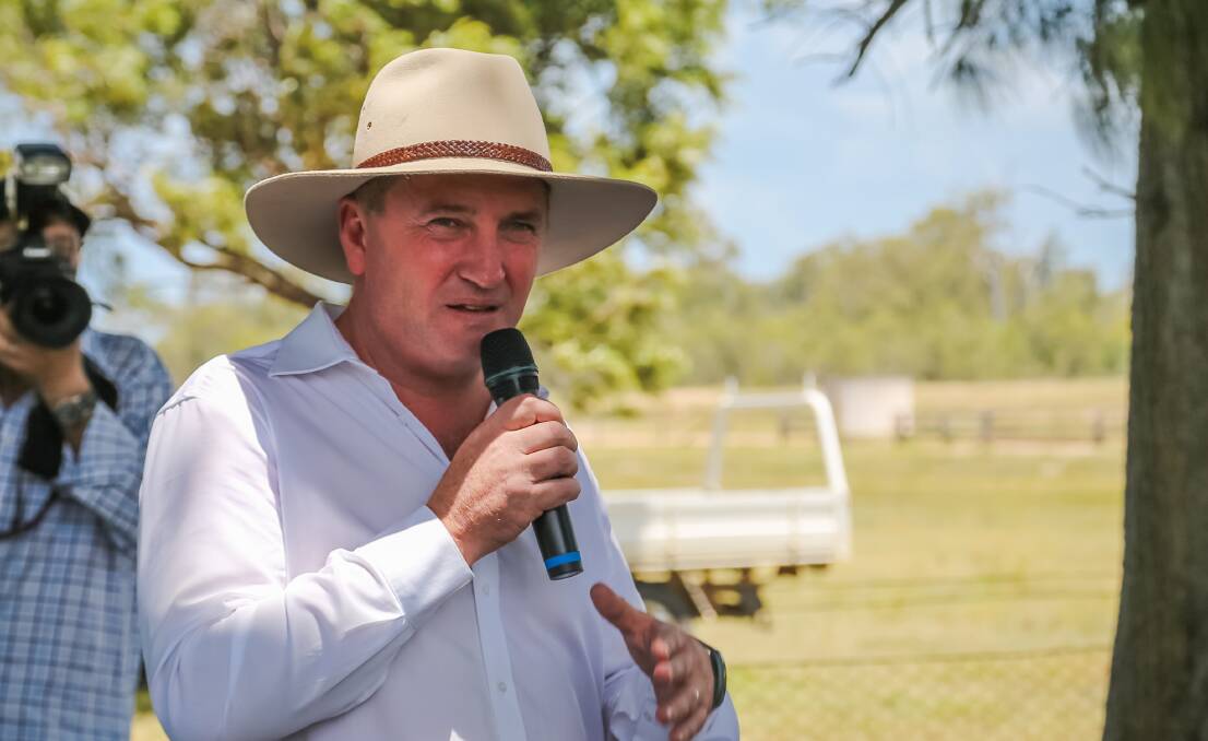 Deputy Prime Minister Barnaby Joyce will speak at a Rural Press Club function. 