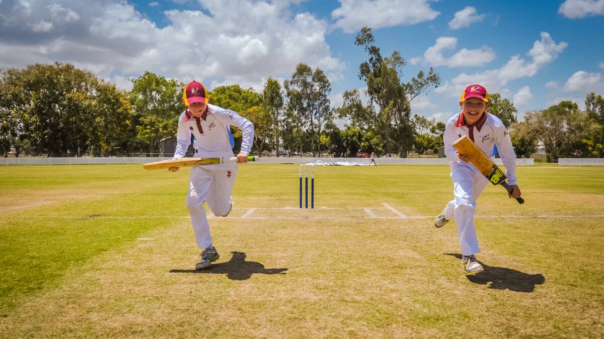 Jack Heelan and Griff Williams are playing for Central Queensland at the U12 Queensland State Championships.  Photo - Kelly Butterworth.