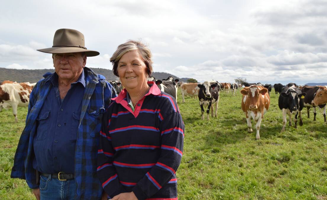 Big dreams: Brendan and Corrie Hayden, Bruanna, Pilton, said unsustainable milk prices made improving their operation virtually impossible.