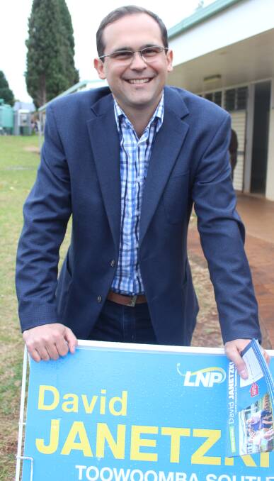 LNP's David Janetzki has claimed victory in the Toowoomba South by-election. Picture: Helen Walker