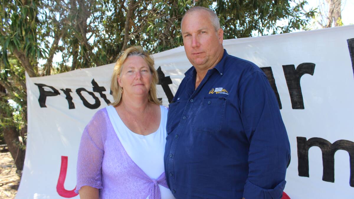  Narelle and Nood Nothdurft, Bellara, Chinchilla, have 26 gas wells within 2km of their house.