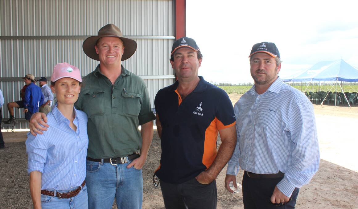 The 2016 Darling Downs Cotton Grower of the Year,  Ross, Ingrid, David and Margot Uebergang opened their property to visitors for a field day and tour of their farming operations.