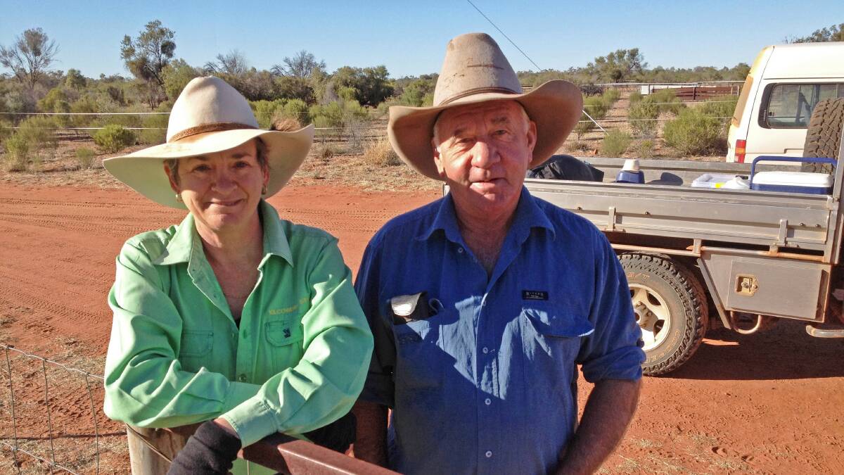 Open to tourists: Toni and Greg Sherwin will soon be welcoming visitors to  Kilcowera Station,Thargomindah.