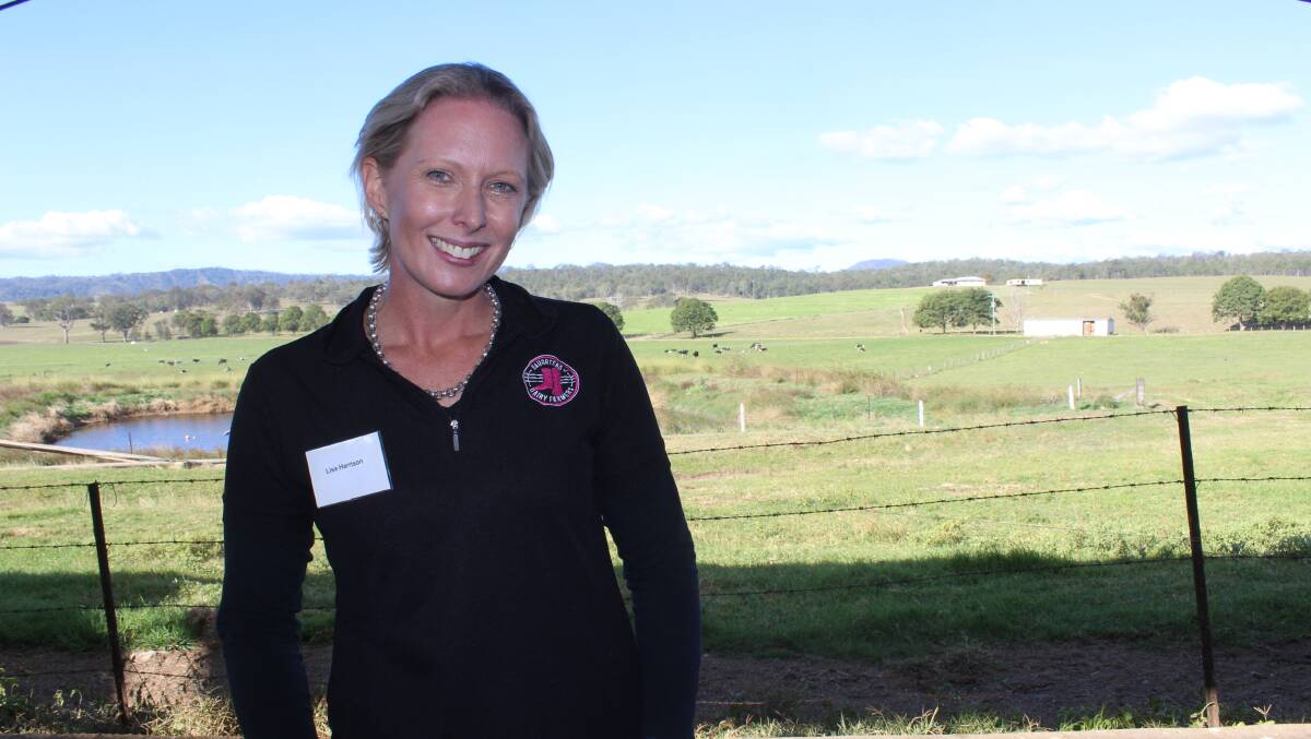 Lisa Harrison, one of the three founders of Daughters  of Dairy Farmers, a social media site aimed at promoting the airy industry.  Picture: Helen Walker.  