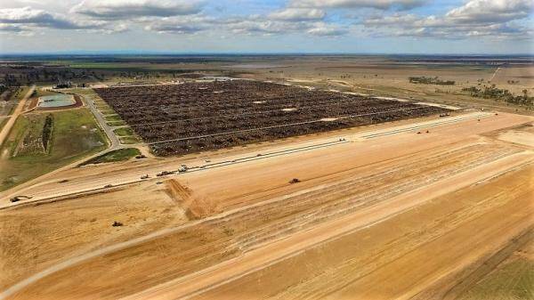 Ostwald Bros performing expansion works at Grassdale Feedlot, near Dalby. File Picture