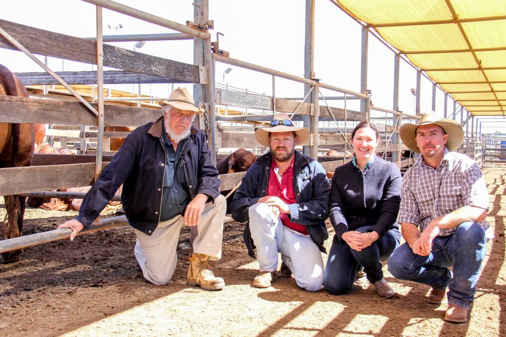 Stephen and Todd Cormack, Black Gully Droughtmaster Stud, Wallumbilla, bought the two heifers from Cheryl and Cameron Salter, Glen Fosslyn Droughtmasters. 