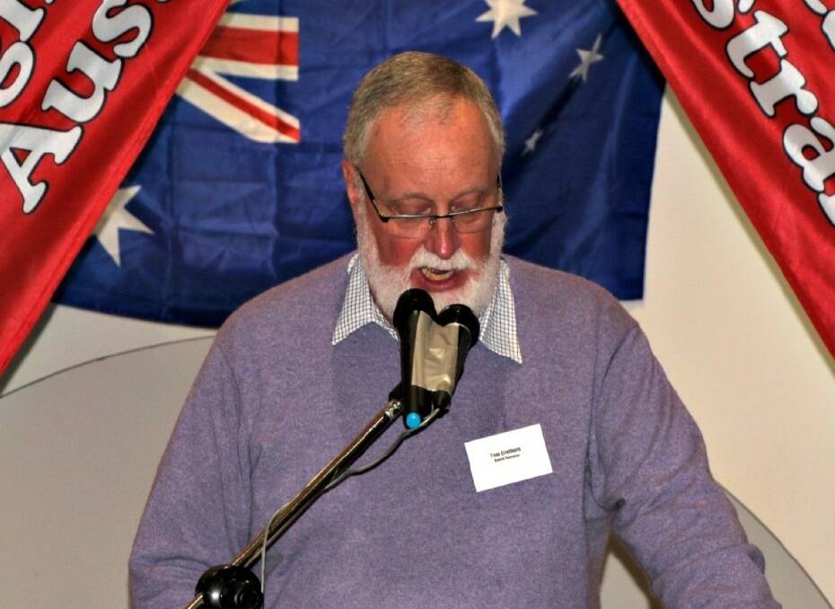 Water consultant Tom Crothers spoke at the Property Rights Australia conference. File picture 