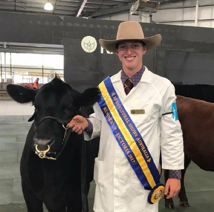 David Bartley after his national final runner up placing. Picture: Queensland Ag Shows