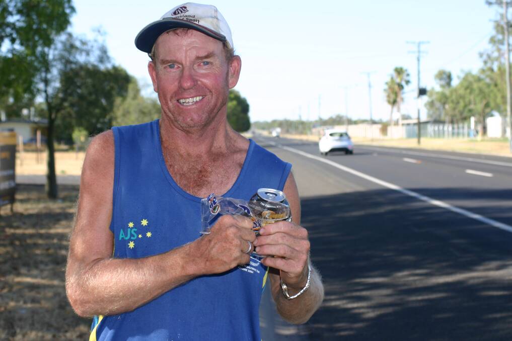 Wallumbilla Paralympian Darren Thrupp is involved in the Queensland Murray-Darling Committee's "Talking Rubbish" campaign. 