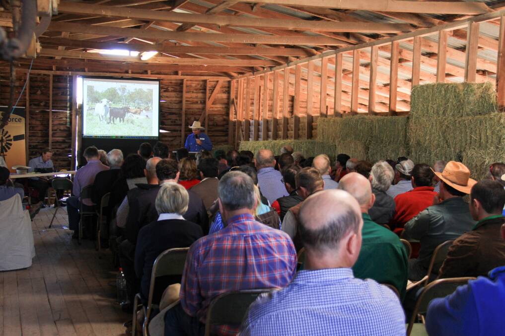 More than 100 people attended the AgForce event. 