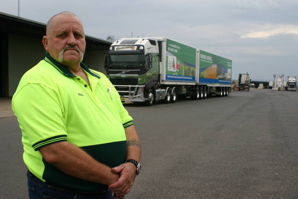 Nolan’s Interstate Transport truck driver Paul Carrington says he sees people far too often throwing things out the window. 