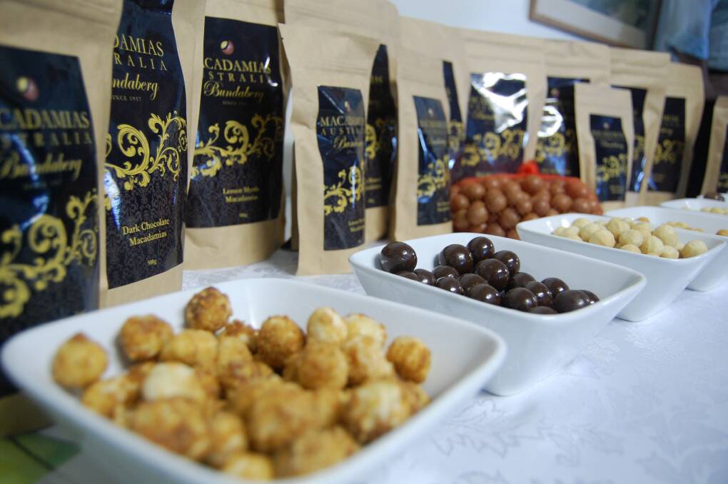 Some of the Macadamias Australia products that are in demand from buyers around the world. Picture: Ashley Walmsley