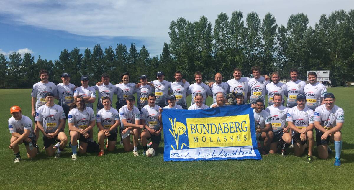 READY TO GO: Queensland Outback Barbarians at training in Red Deer, Alberta.