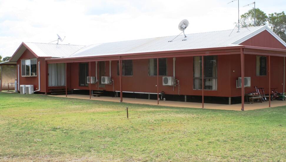 Improvements include a renovated, air-conditioned five bedroom homestead.