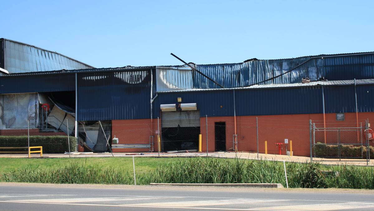 Queensland government staff are in Kingaroy following the devastating Swickers Bacon Factory fire on Sunday.