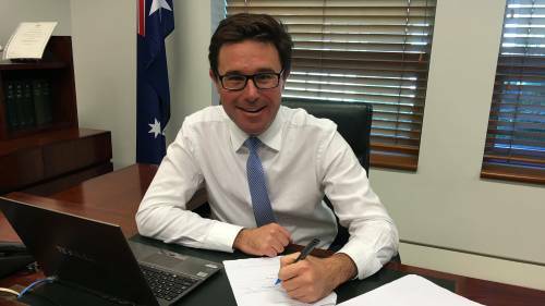 Maranoa MP David Littleproud is pushing for the universal service obligation to be extended to mobile phones.