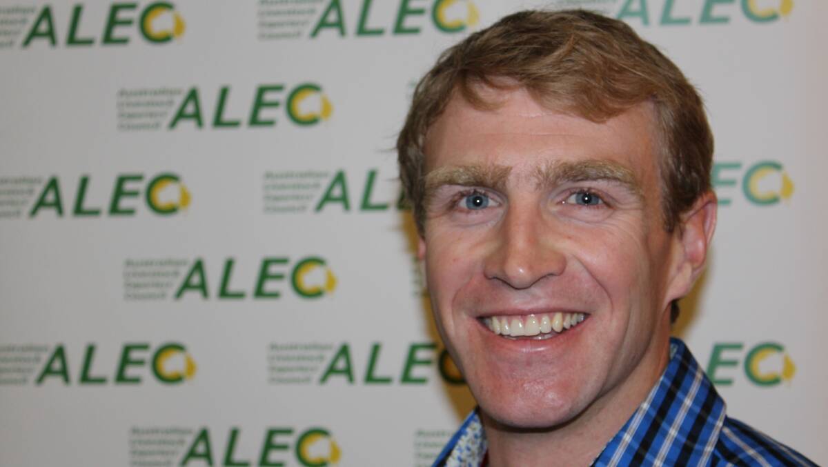 AWARD WINNER: Livestock Shipping Services supply chain manager Byron O’Keefe has been named the Landmark International/ALEC Young Achiever of the Year.