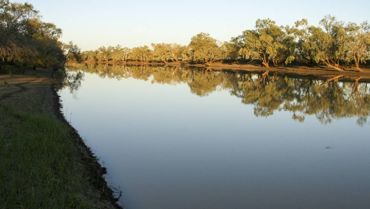 OUTBACK ICON: The picture perfect Broadwater waterhole on Dillulla at Longreach.