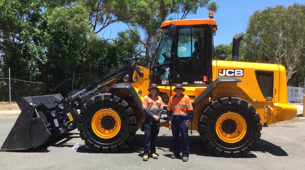 REDCLIFFE: Waste management contractor Iolar is using an adaptable JCB 426 HT wheel loader.
