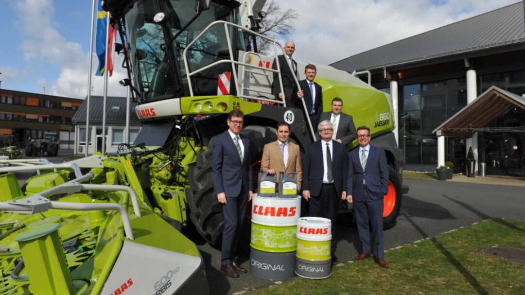 THE GOOD OIL: Total Lubrifiants and and CLAAS have renewed their partnership. 